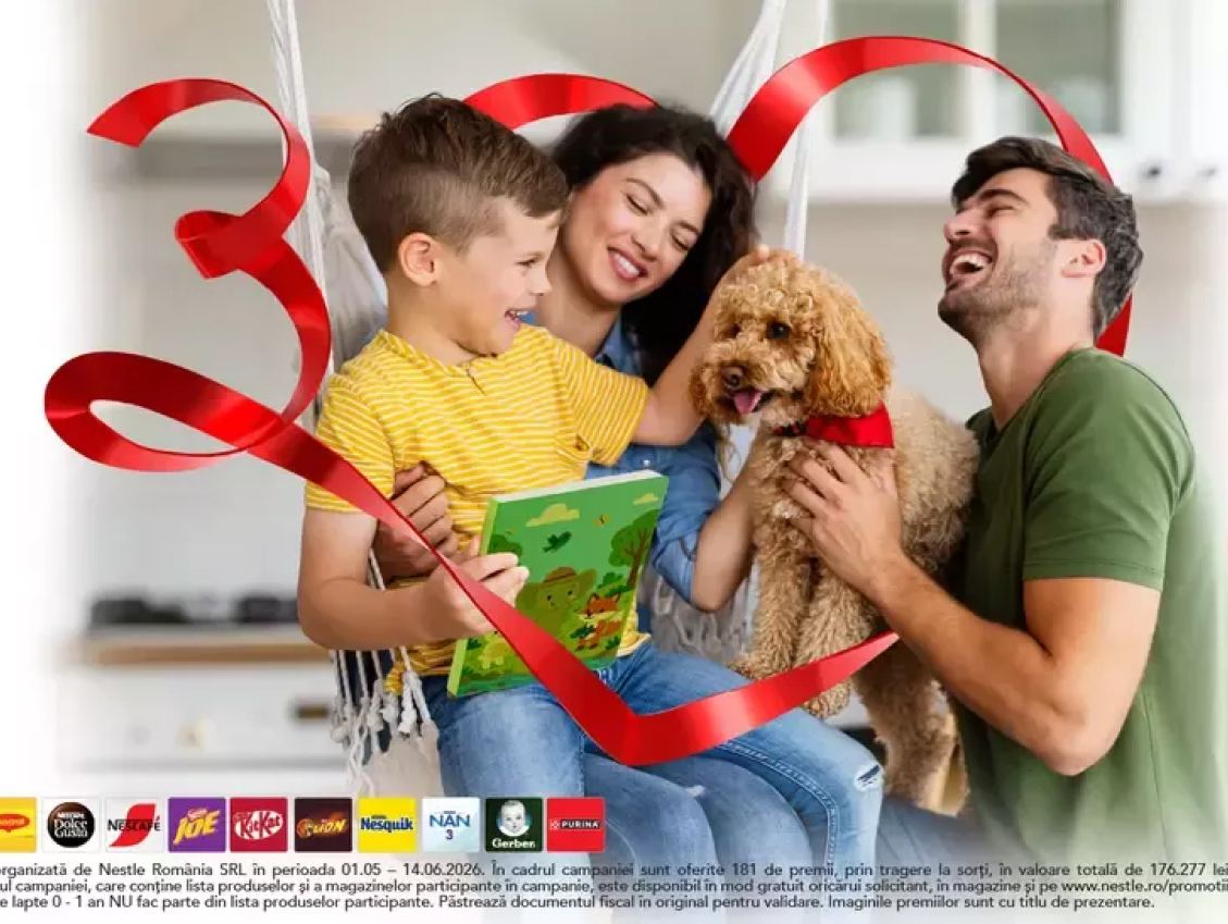 Câștigă cu Nestle și bucură-te de fiecare moment